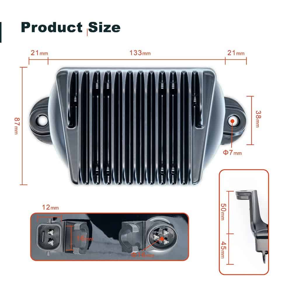 Regulador Rectificador de Voltaje 74505-09 74505-09A para - Imagen 3
