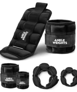 Pesas de Tobillo Ajustables para Mujeres, Par de 2-10 lbs,