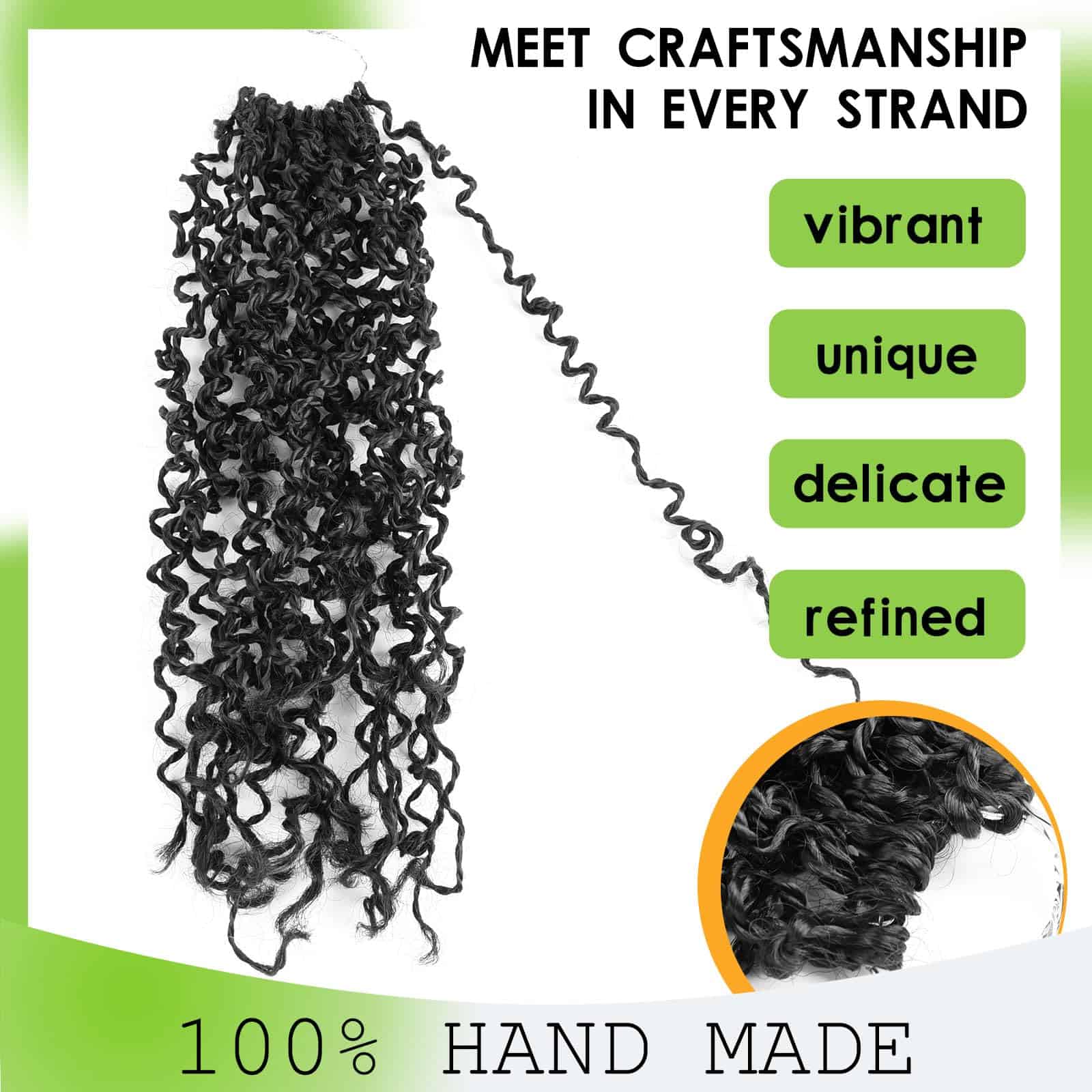 Extensiones de Cabello Yanky Twist Crochet Braids en Color - Imagen 6