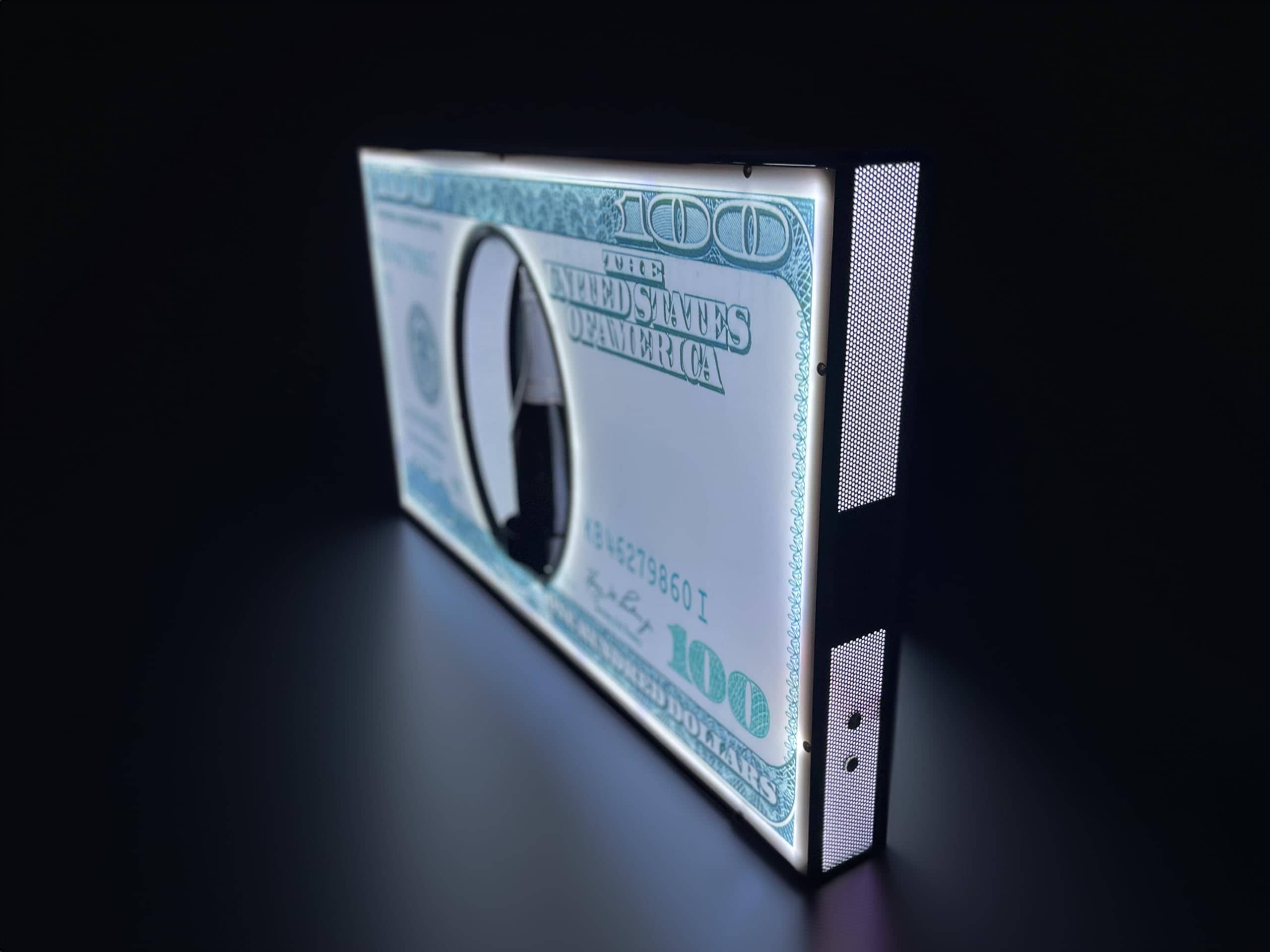 Presentador de Botellas LED para Discoteca ($100 Bill, XL) - Imagen 4