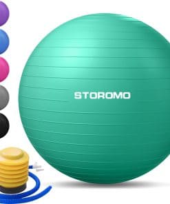 Balón de Ejercicio STOROMO, Yoga Ball (con Tutorial de