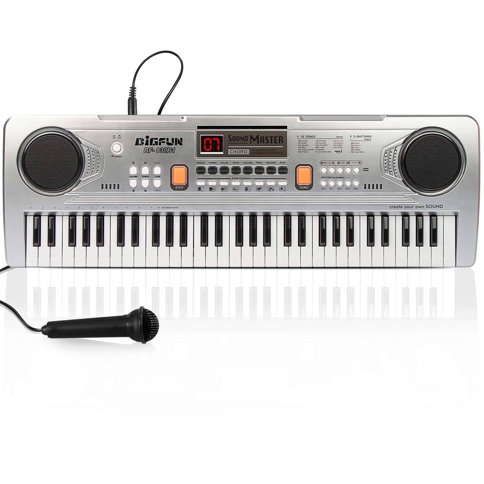 Piano Keyboard Raimy para principiantes, 61 teclas, Piano