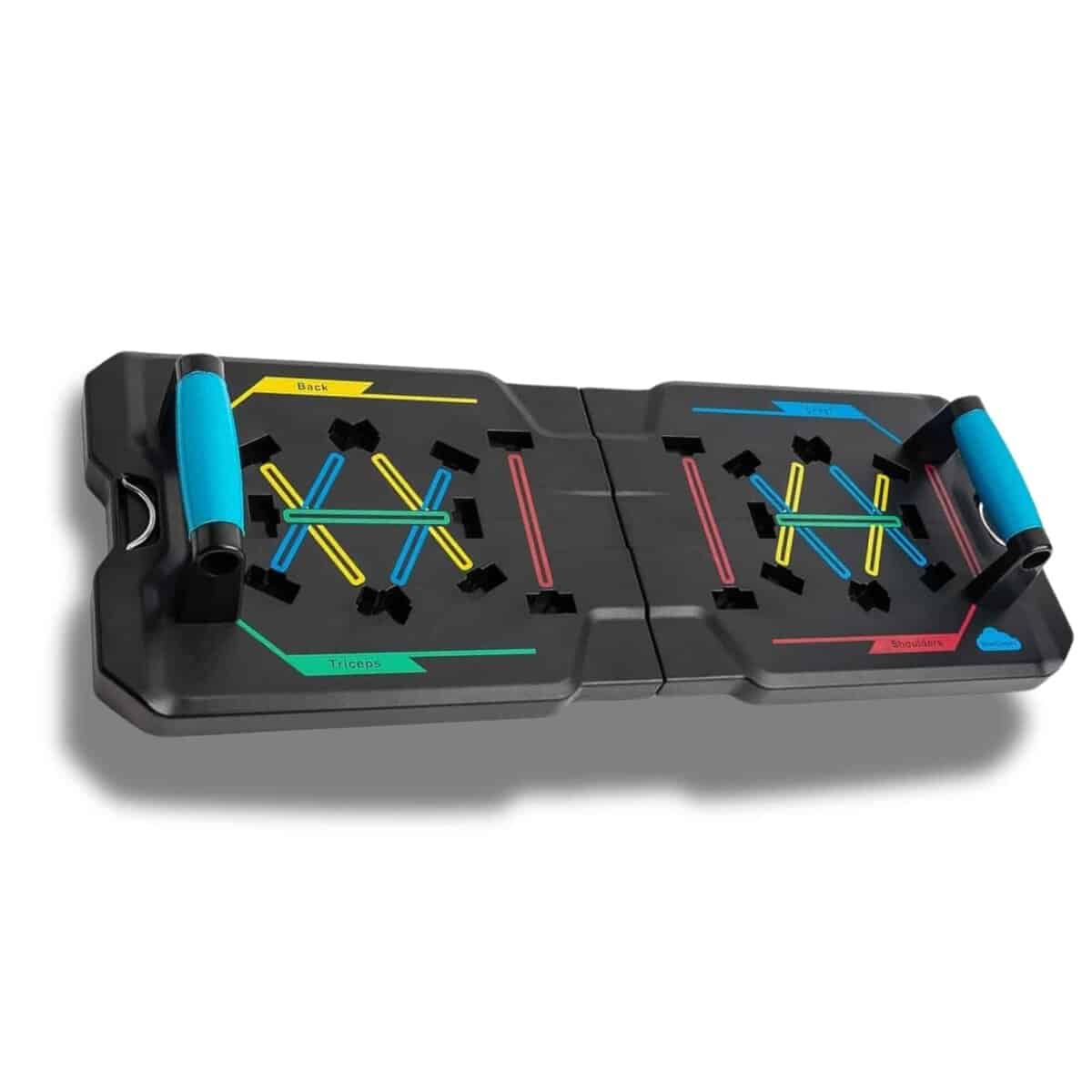 Tablero Multifuncional de Flexiones Blue Clouds para