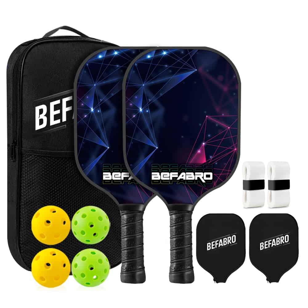 Juego de Palas de Pickleball BeFabro Lightweight Set de 2 �