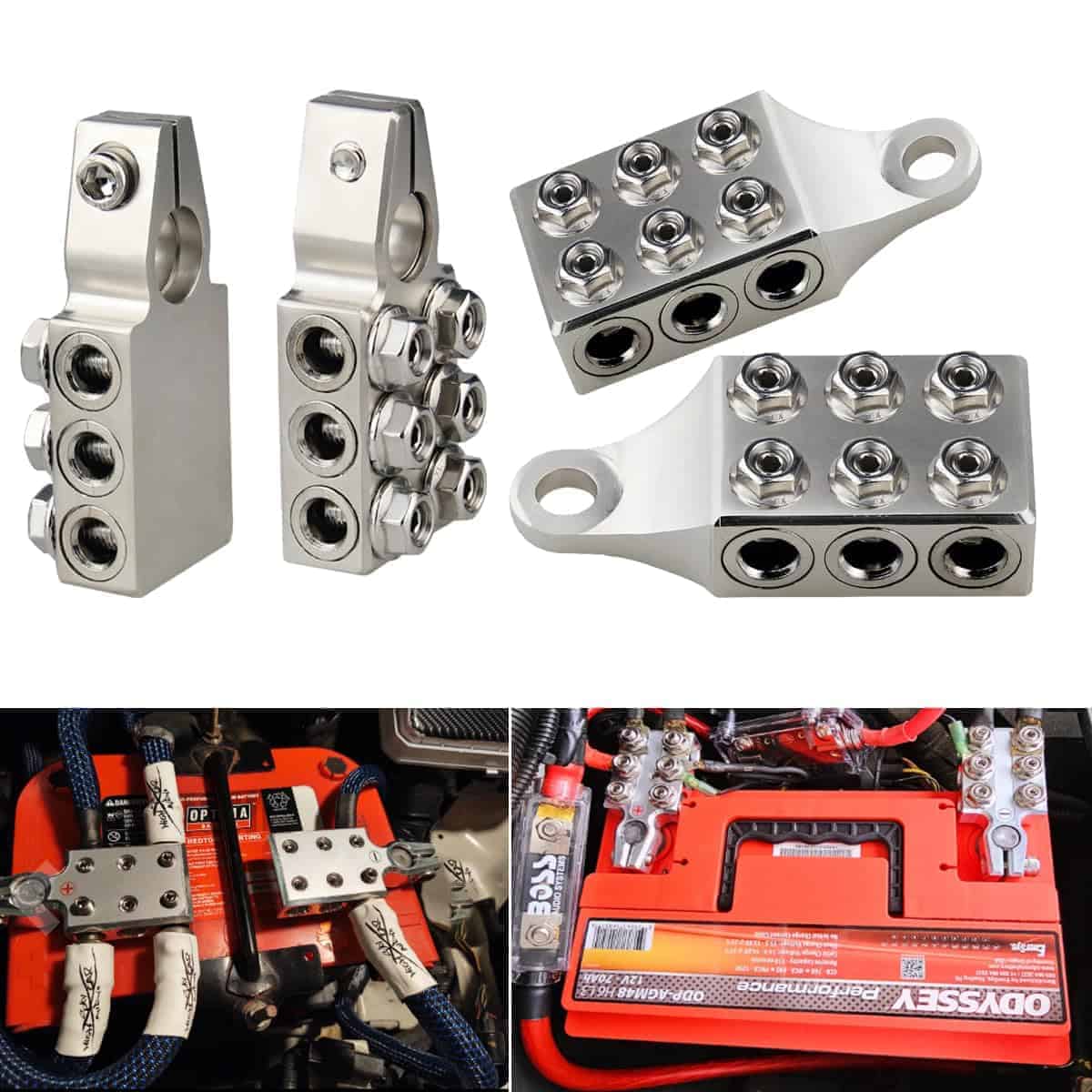 Terminales de Batería, Conectores de Terminal -B12(8AWG hast - Imagen 7