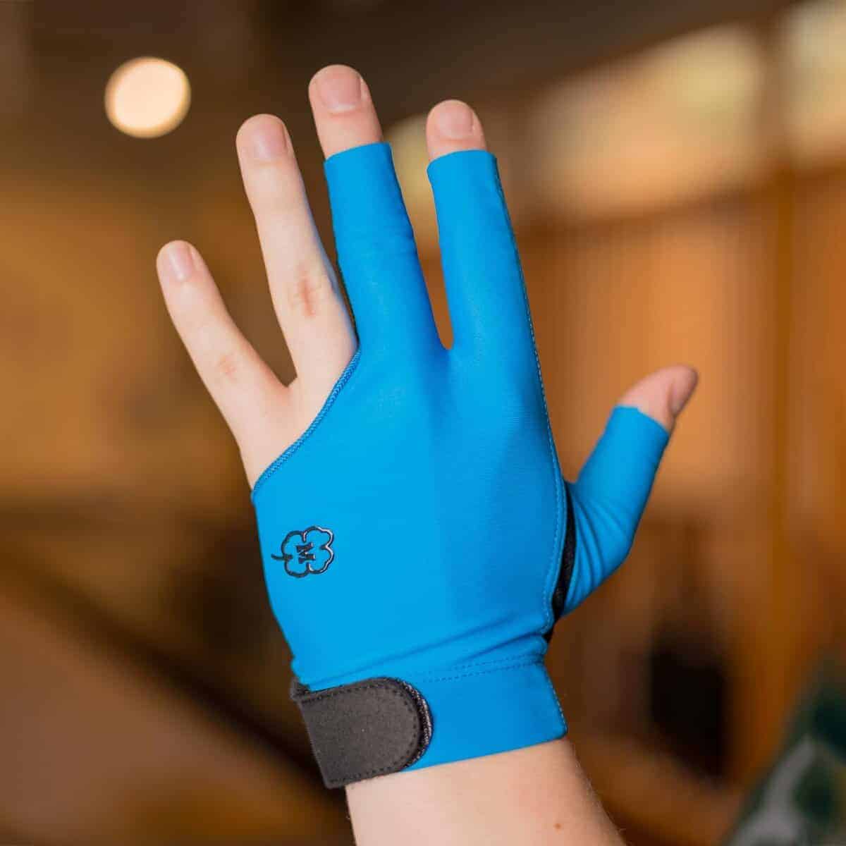 Guante de Billar Pool McDermott - para -Azul