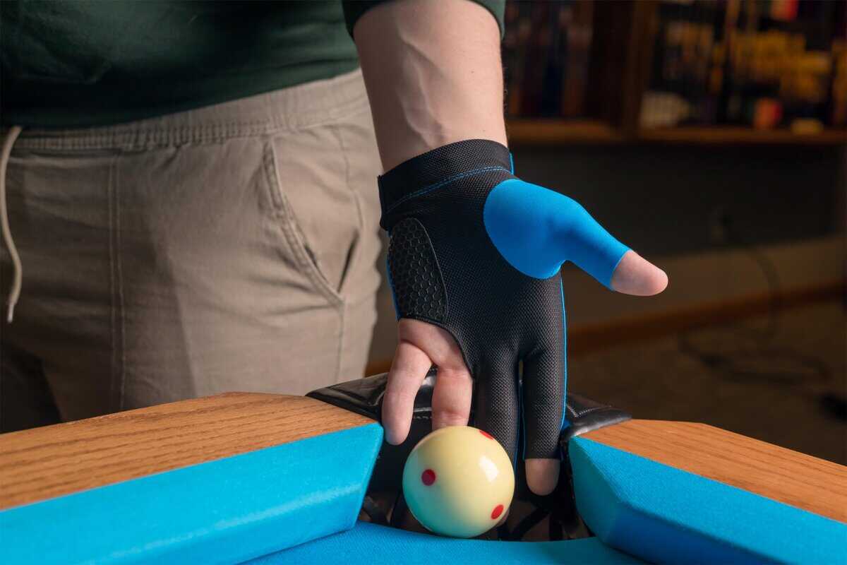 Guante de Billar Pool McDermott - para -Azul - Imagen 4