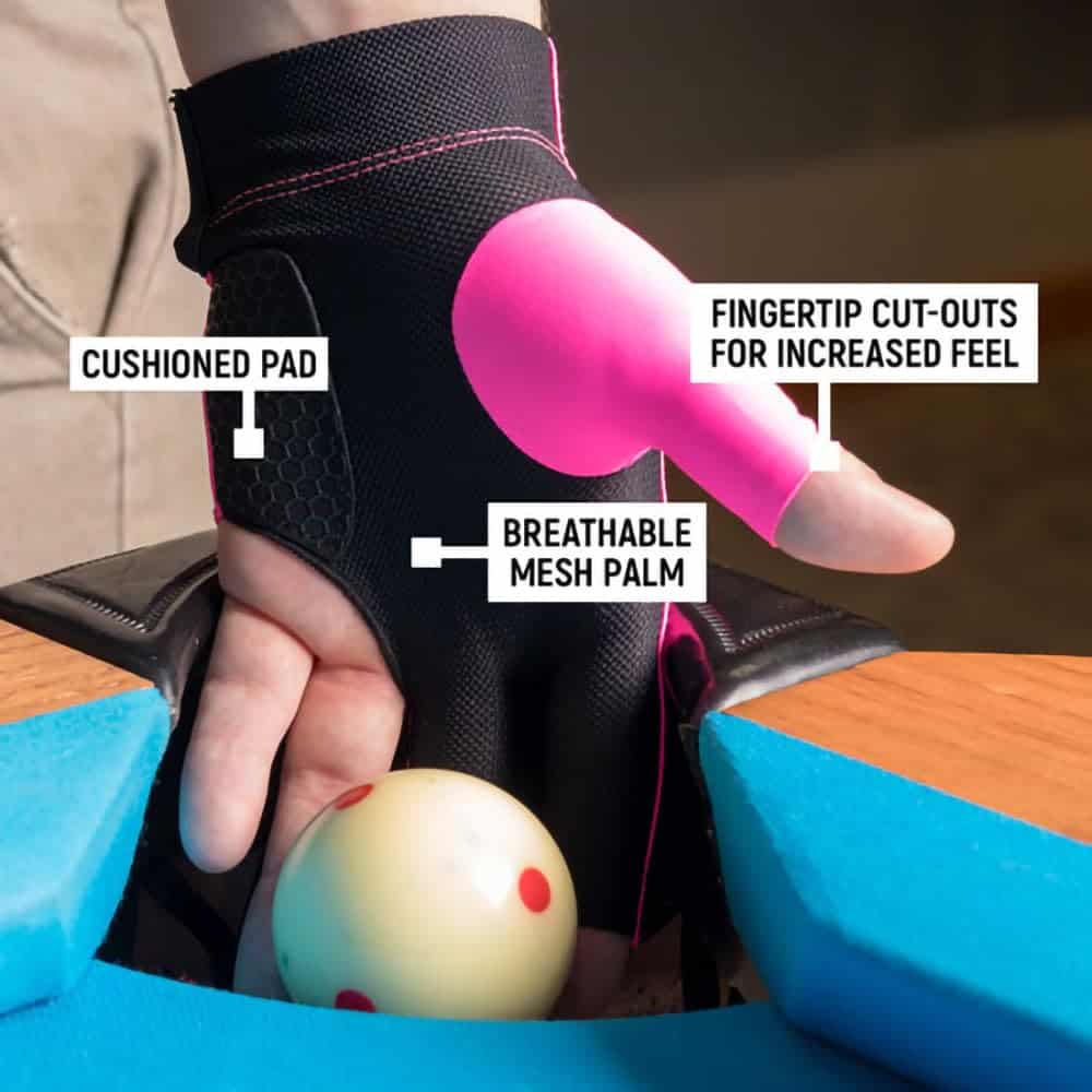 Guante de Billar para Taco de Pool McDermott - para Mano - Imagen 7