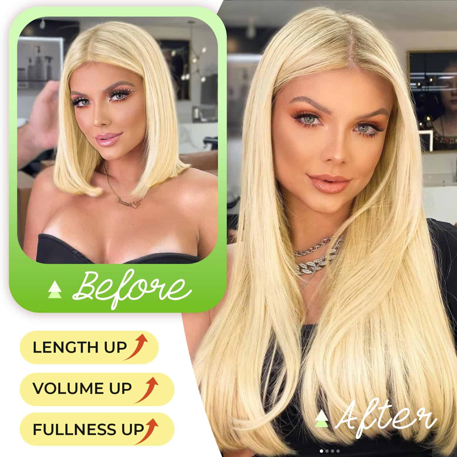 Extensiones de Cabello Clip en Pelo Natural 14 pulgadas 7 - Imagen 6