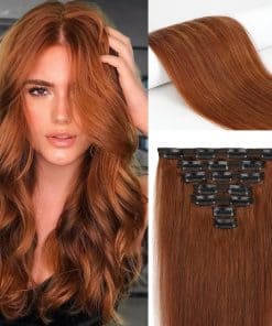 Extensiones de Cabello Clip en Pelo Natural 100% Humano 14