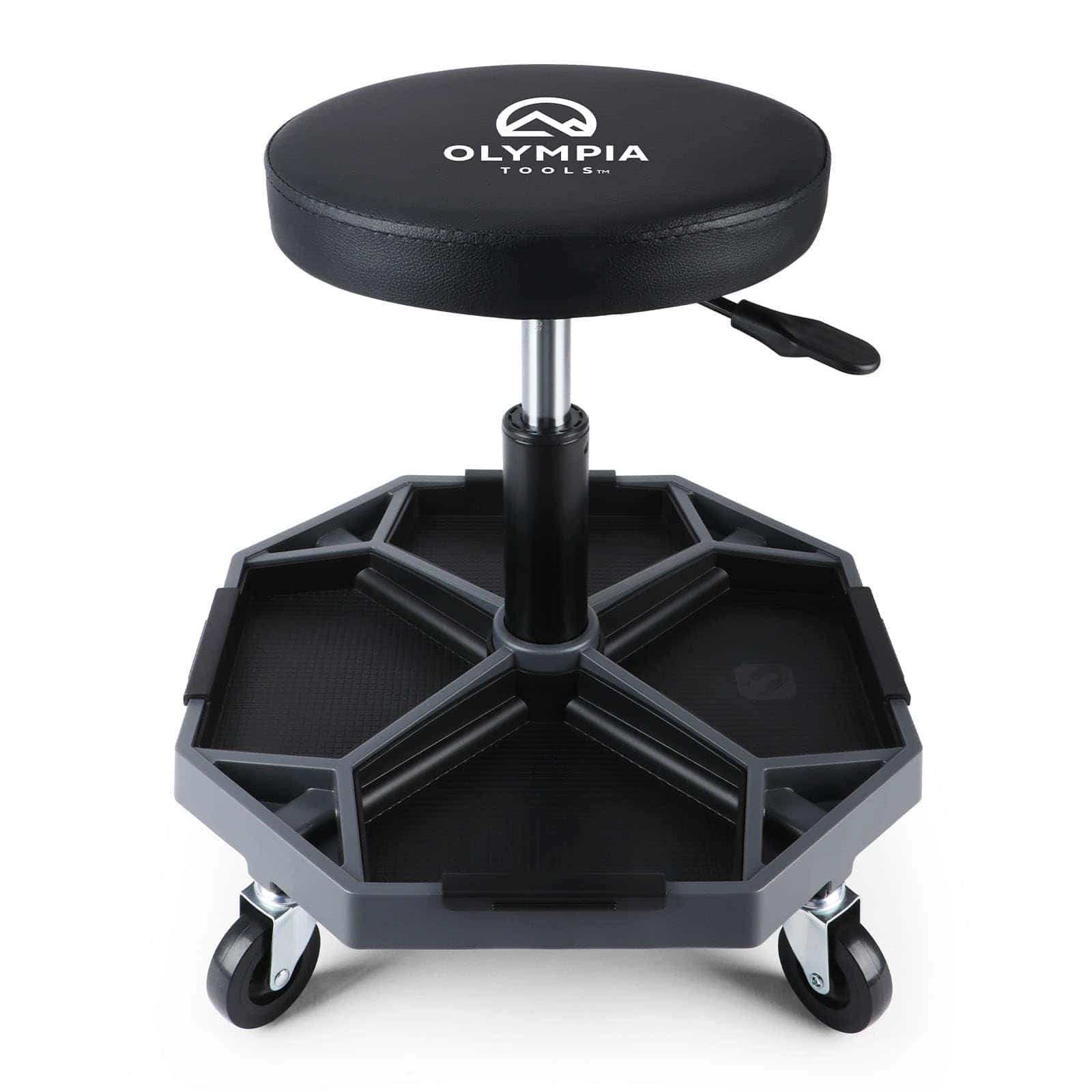 Olympia Tools Taburete Mecánico Ajustable con Bandeja de
