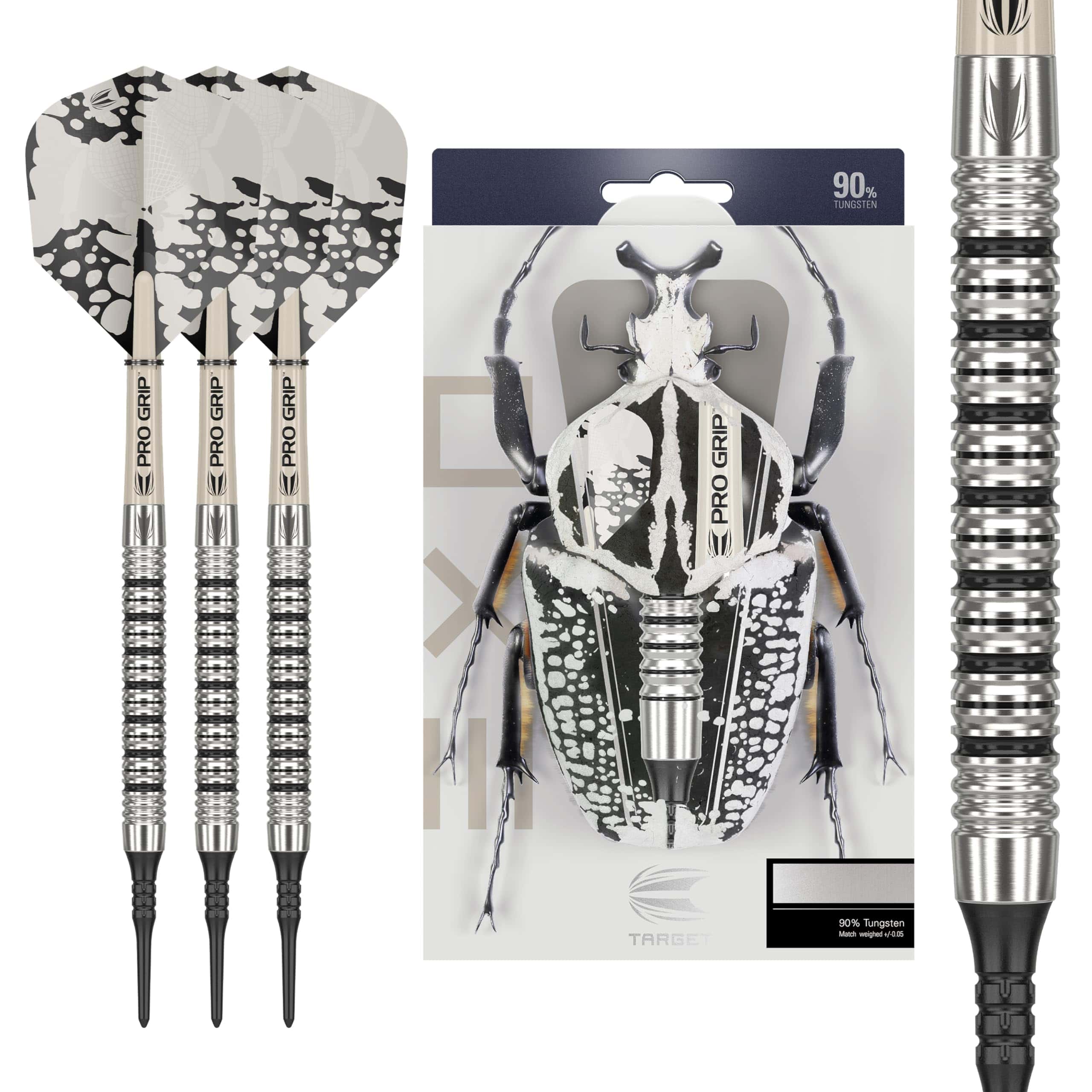 Set de Dardos Target EXO Edition de 90% de Tungsteno para