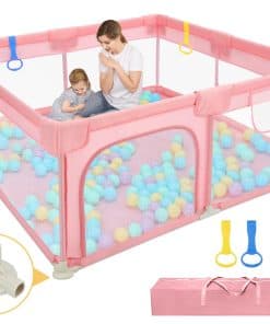 Corralito para Bebés Dripex, 52"x52" Corrales para Bebés y