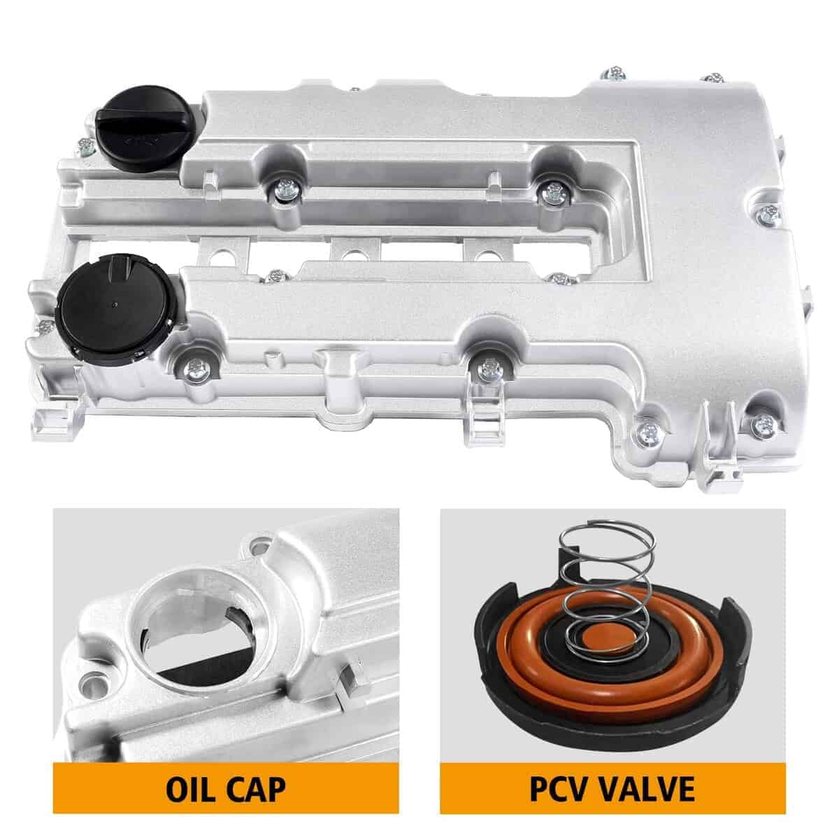 LOREADA Juego de tapas de válvulas de aluminio de - Imagen 5