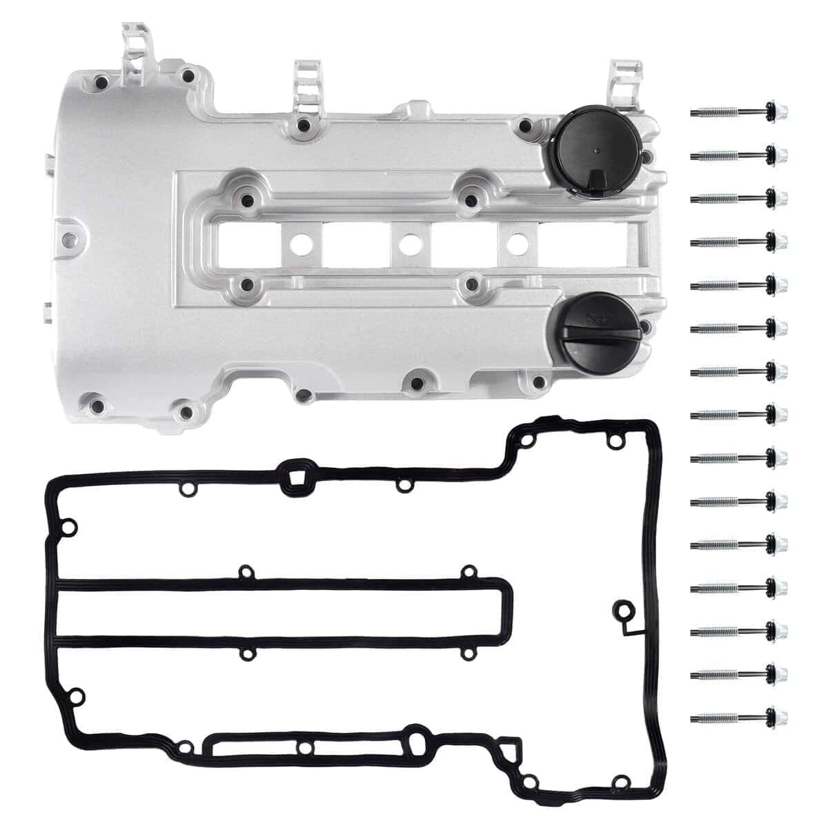 LOREADA Juego de tapas de válvulas de aluminio de
