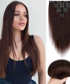 Extensiones de Cabello Clip in de Pelo Real 100% Remy 14