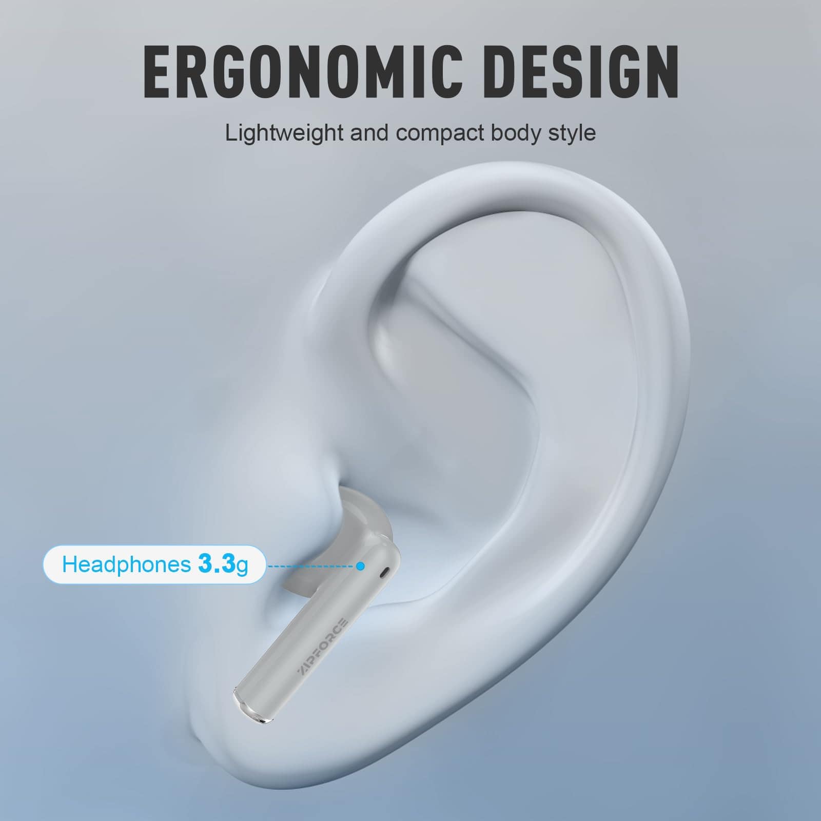 Audífonos inalámbricos True Wireless ZIPFORCE, auriculares - Imagen 10