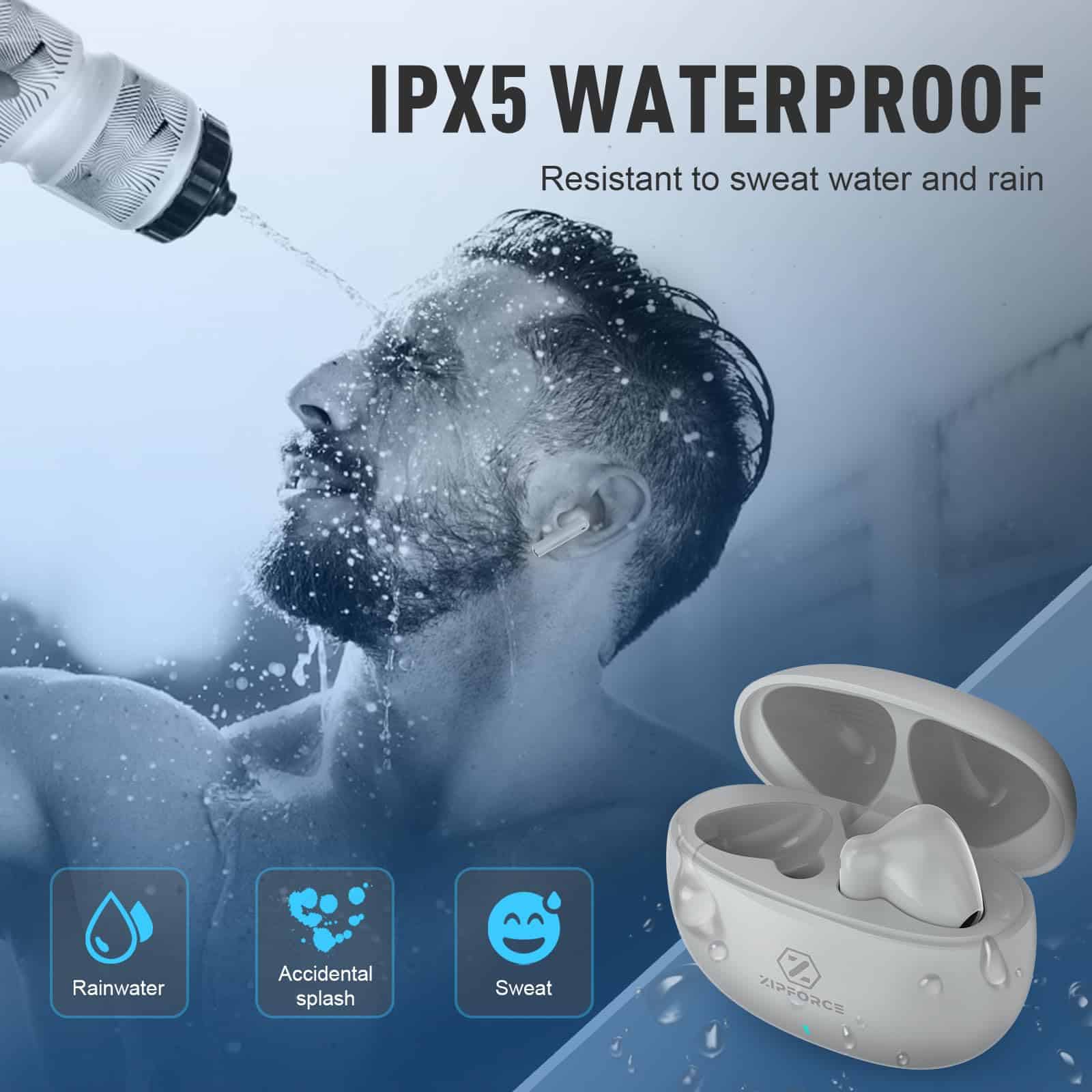 Audífonos inalámbricos True Wireless ZIPFORCE, auriculares - Imagen 9