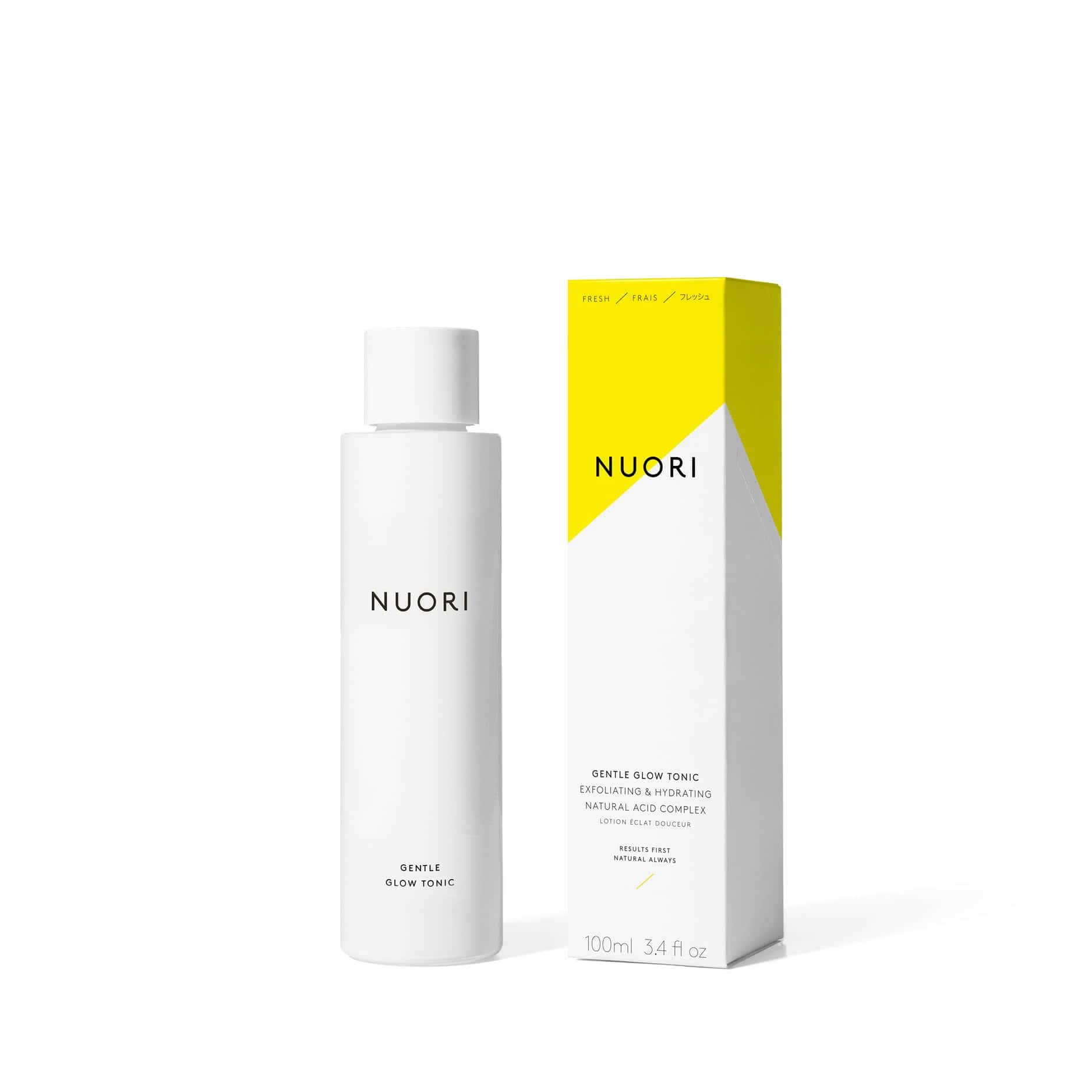 NUORI Gentle Glow Tonic | Tónico Exfoliante, Tónico Ácido