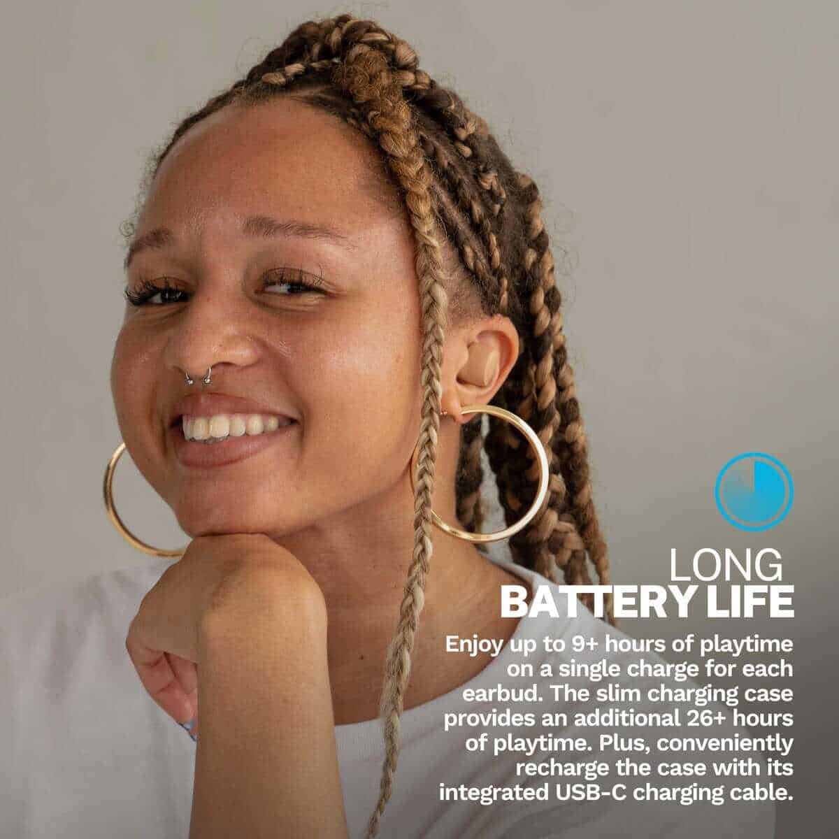 Audífonos Inalámbricos JLab Go Air Tones+ -Earthtone - Imagen 4