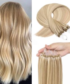 Extensiones de Cabello de Microlink Kpvxxve Cabello Humano