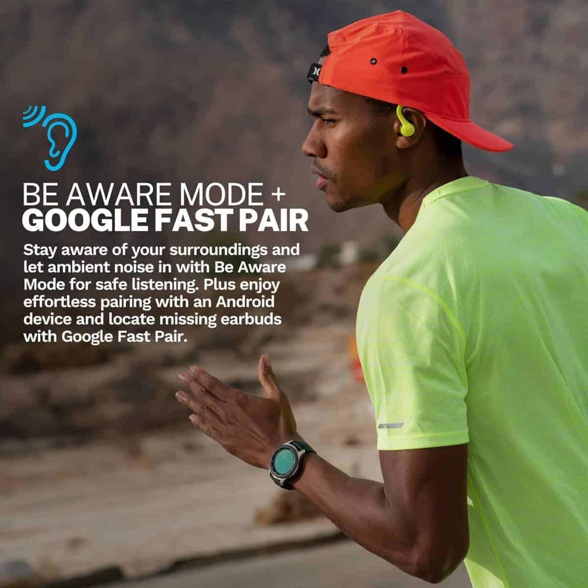 Audífonos Inalámbricos JLab Go Sport+ para -Amarillo - Imagen 4