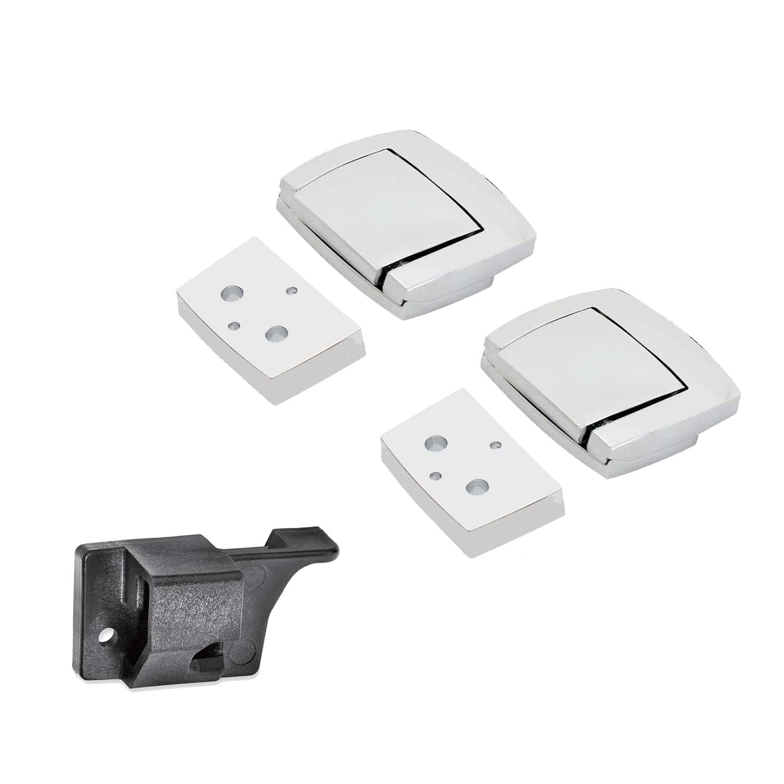 Hebillas de Tour Pack Pak con Separadores y EZ Tour-Pak Lid