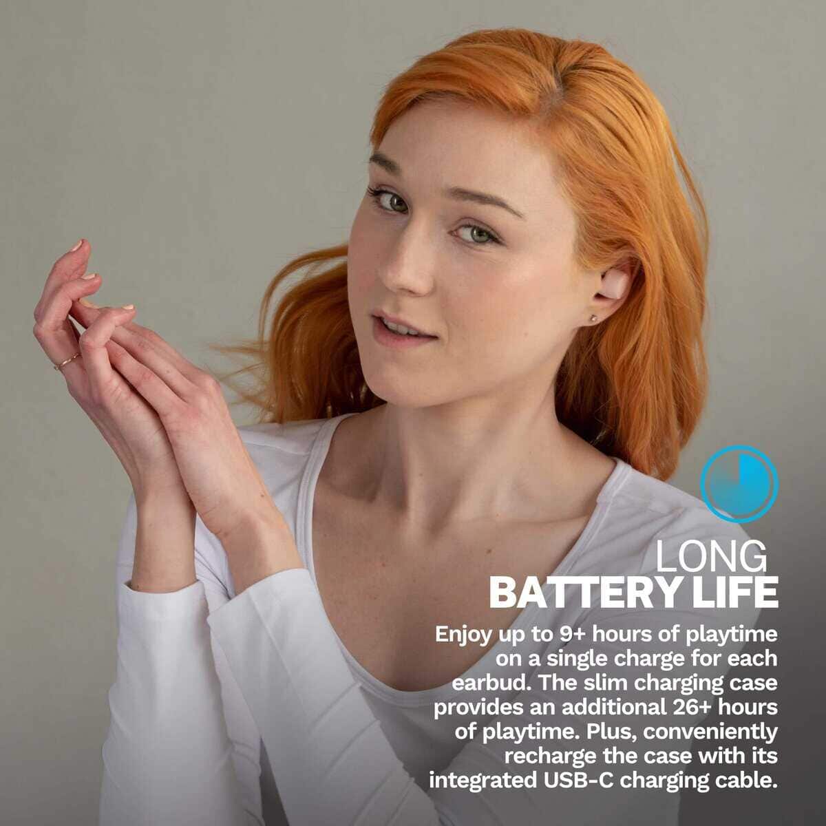 Audífonos inalámbricos verdaderos JLab Go Air Tones+ - Imagen 4