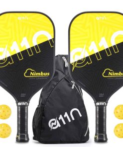 Set de 2 Raquetas de Pickleball A11N con Superficie de