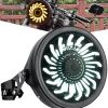 PKEDUO Faro de Motocicleta Demon Eye con Carcasa