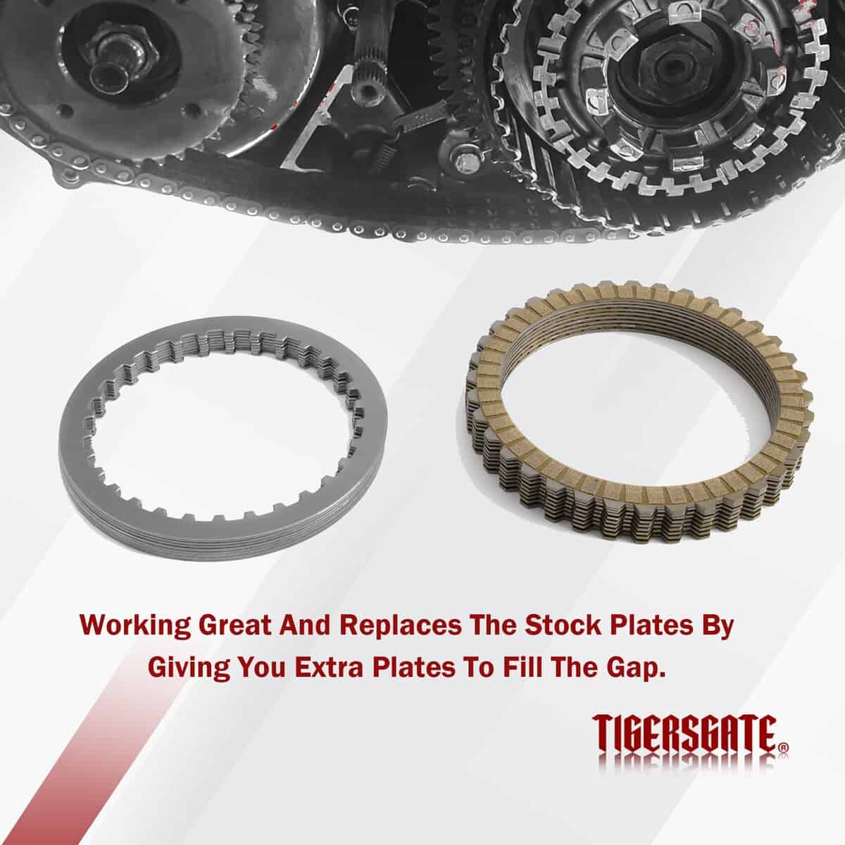 Kit de 8 Placas de Acero y 9 Placas de Fricción SHYYGL - Imagen 7