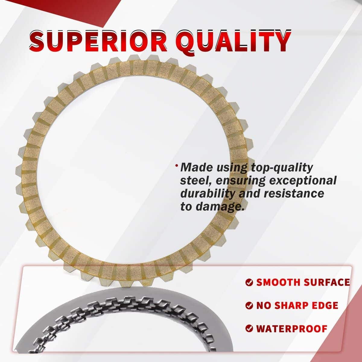 Kit de 8 Placas de Acero y 9 Placas de Fricción SHYYGL - Imagen 6