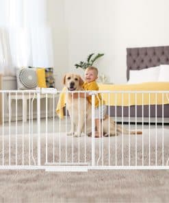 HOOOEN Puerta de Bebé Extra Ancha de 30" de Alto para