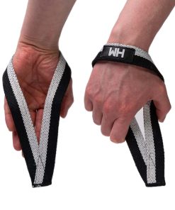 Muñequeras Weightlifting House para -Negro y Blanco