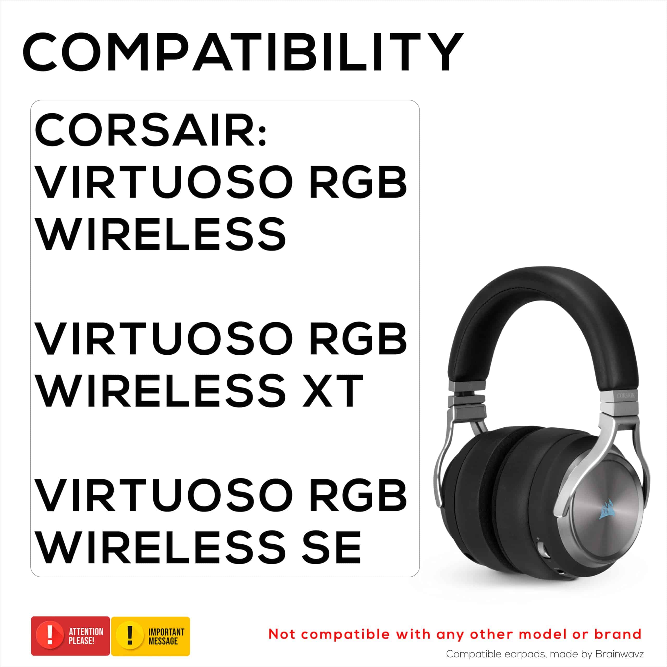 Almohadillas híbridas de repuesto Brainwavz para - Imagen 3