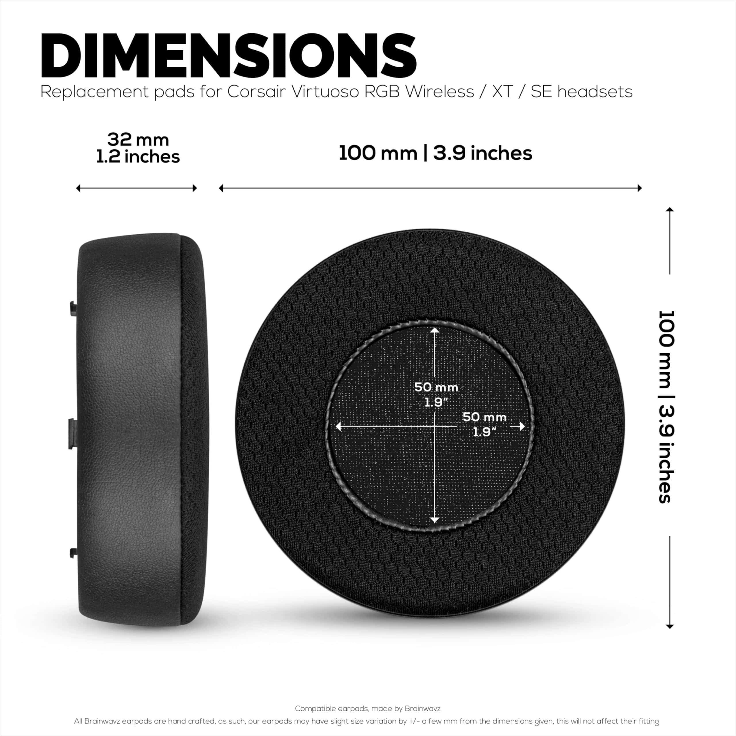 Almohadillas híbridas de repuesto Brainwavz para - Imagen 8