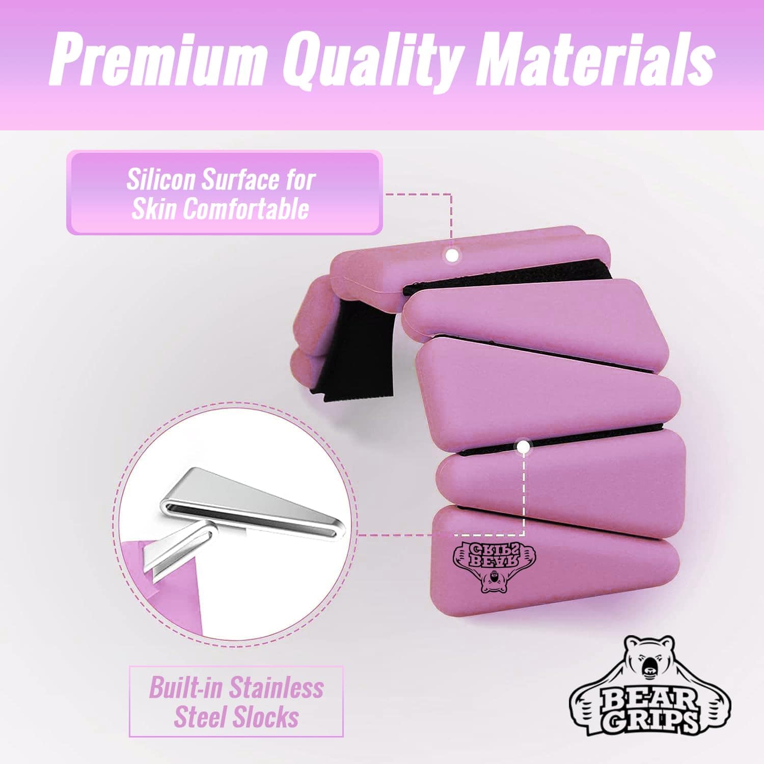 Pesas de muñeca y tobillo Bear Grips - Equipo de gimnasio - Imagen 5