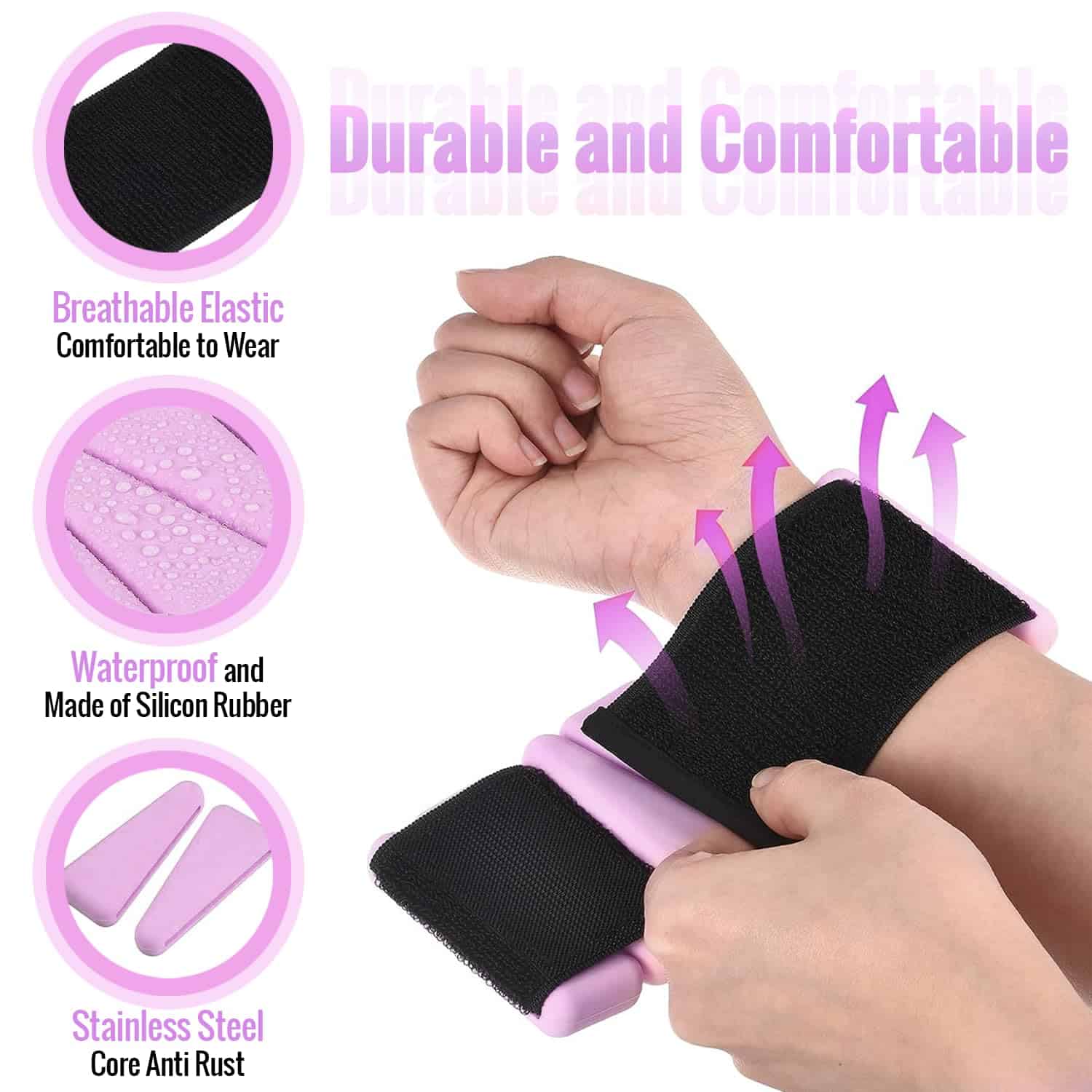 Pesas de muñeca y tobillo Bear Grips - Equipo de gimnasio - Imagen 4