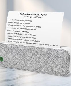 Impresora Portátil Inalámbrica para Viajes Ofeace,