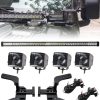 Soportes de Luz Dual para Cowl Mount JL + 4pcs de Luces LED