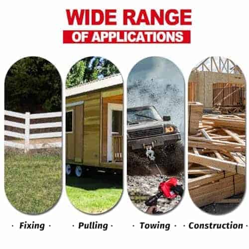 Malacate de taladro portátil FITHOIST 1000LBS, Malacate - Imagen 8