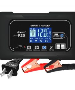 Cargador de batería de coche iSunergy, 20 amperios