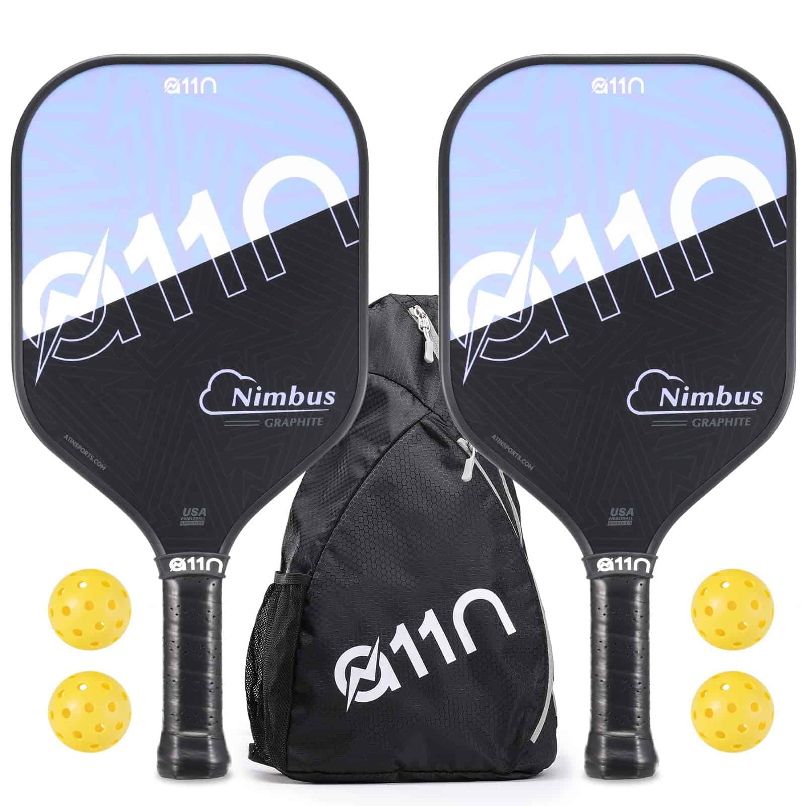 Set de 2 Palas de Pickleball A11N con Superficie de