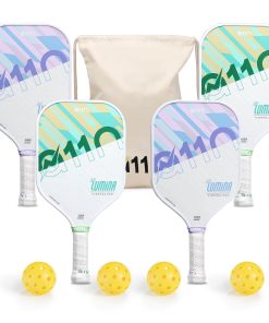 Set de 4 Palas de Pickleball A11N con -Verde y Morado