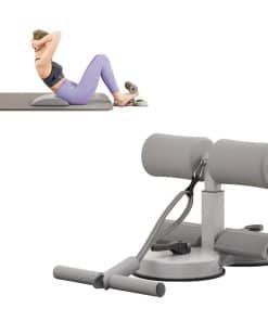 Soporte para pies para abdominales con 2 ventosas elásticas