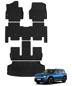 Tapetes para piso y tapete de carga Auxko para Kia EV9 6