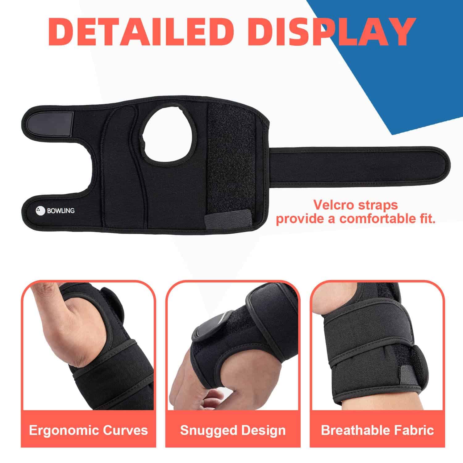 Guantes de Boliche FURBBION - Soporte para Muñeca y - Imagen 7