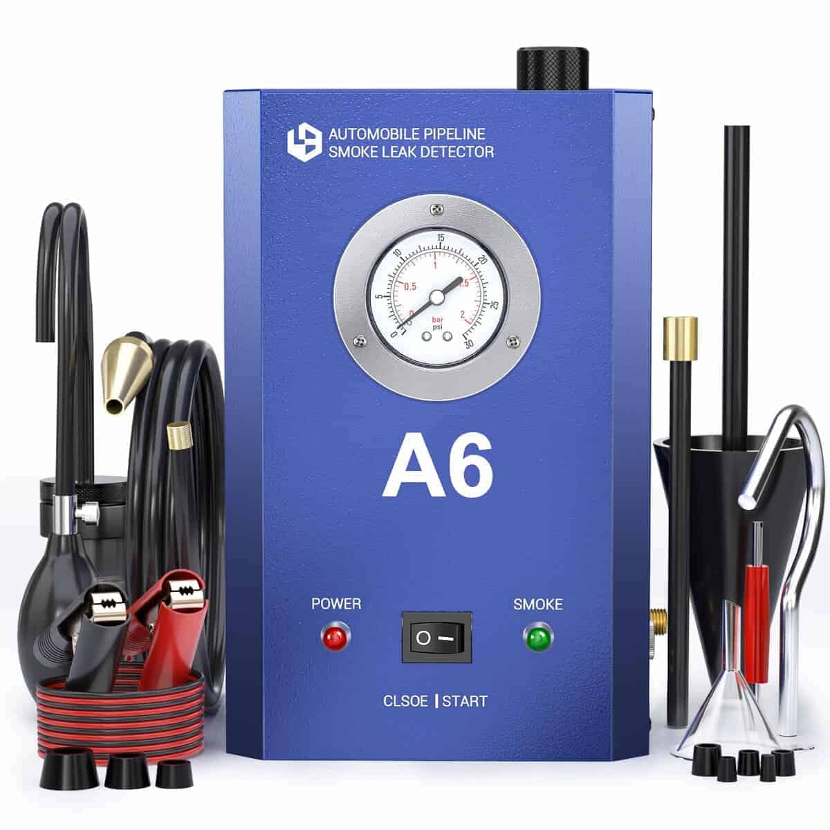 KOLSOL Detector de Humo para Automóviles con Manómetro de