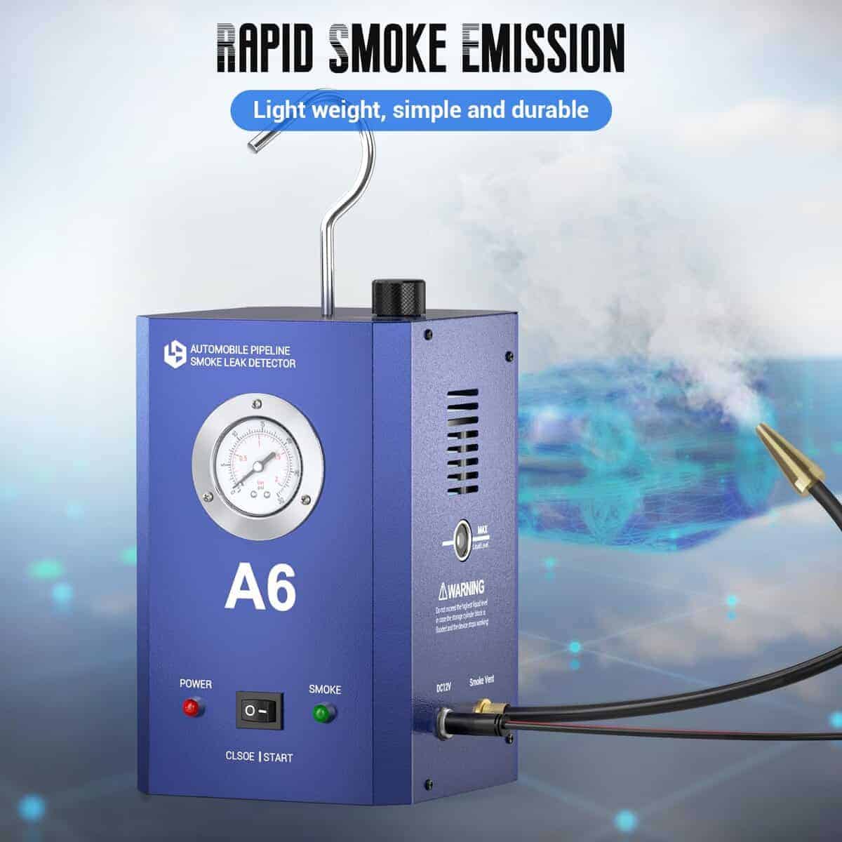 KOLSOL Detector de Humo para Automóviles con Manómetro de - Imagen 4