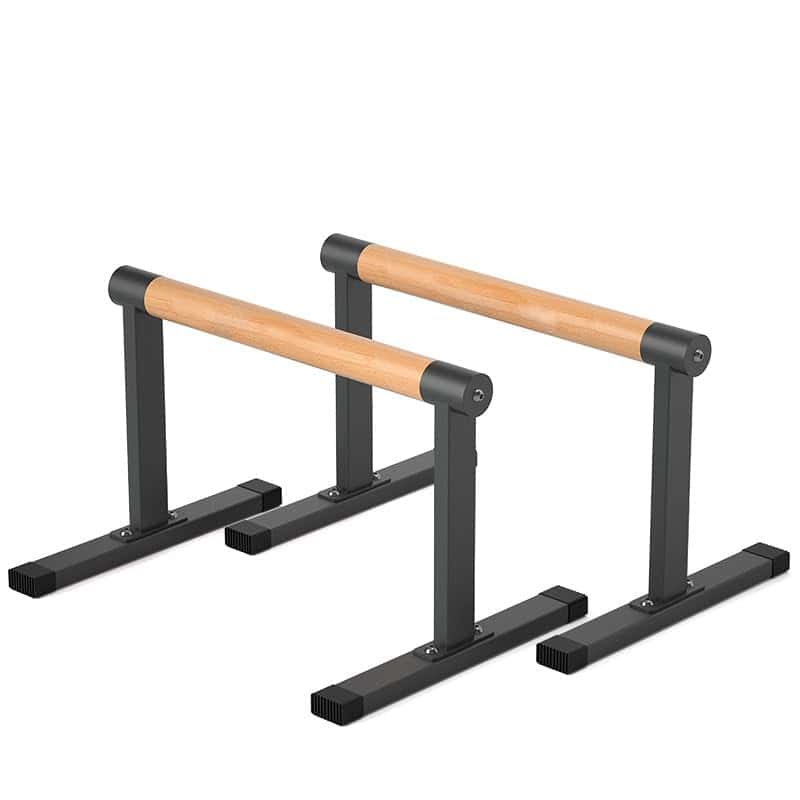 Bounabay Barra Paralela y Dip Bar de Madera de 11,8" con